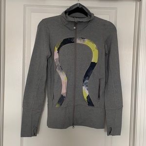 Grey Lululemon zip up